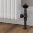 T-MAN-021-AG-PEW-PIP-LS02 - Eastbury Traditional Manual Angled Pewter Radiator Valves With Sleeves T-MAN-021-AG-PEW-PIP-LS02 - Eastbury Traditional Manual Angled Pewter Radiator Valves With Sleeves